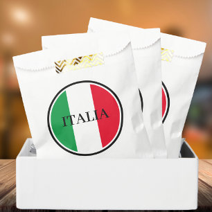 Italy Italian Flag Red White Green Italia Favour Bags