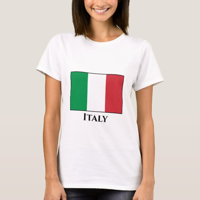 Italy (Italian) Flag T-Shirt (Front)