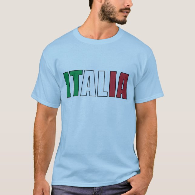 Italy Italian Flag T-Shirt (Front)