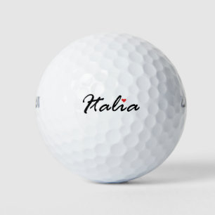 Italy Italian, I love Italy Golf Balls