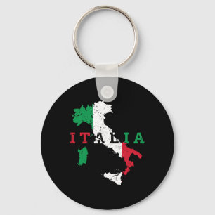 Italy Italian Map Flag Pride Gift Heritage Italia  Key Ring