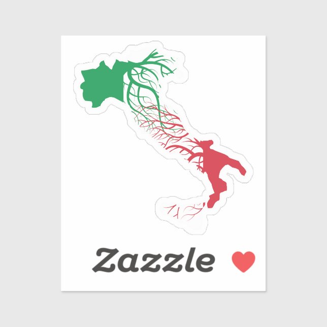 Italy Italian Map Roots (Sheet)