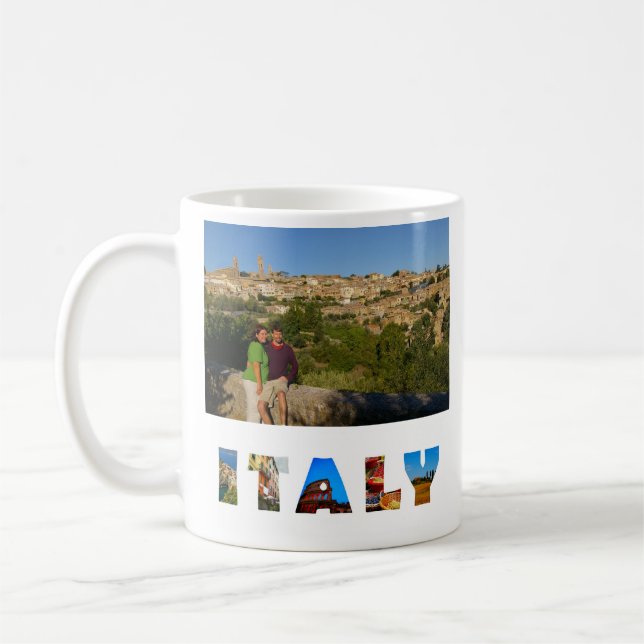 Italy Italian Vacation Photo Create Your Own Coffee Mug (Left)