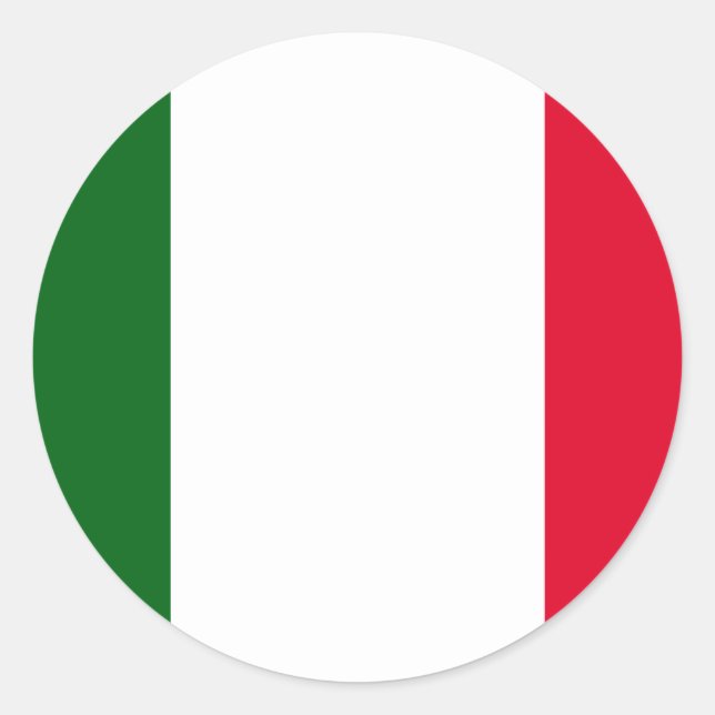 Italy , Italy Classic Round Sticker (Front)