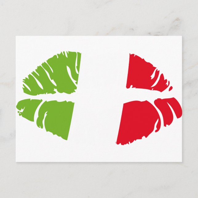italy kiss postcard (Front)