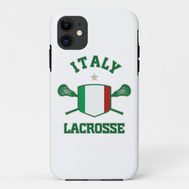 Italy lacrosse iphone 5 case (Back)