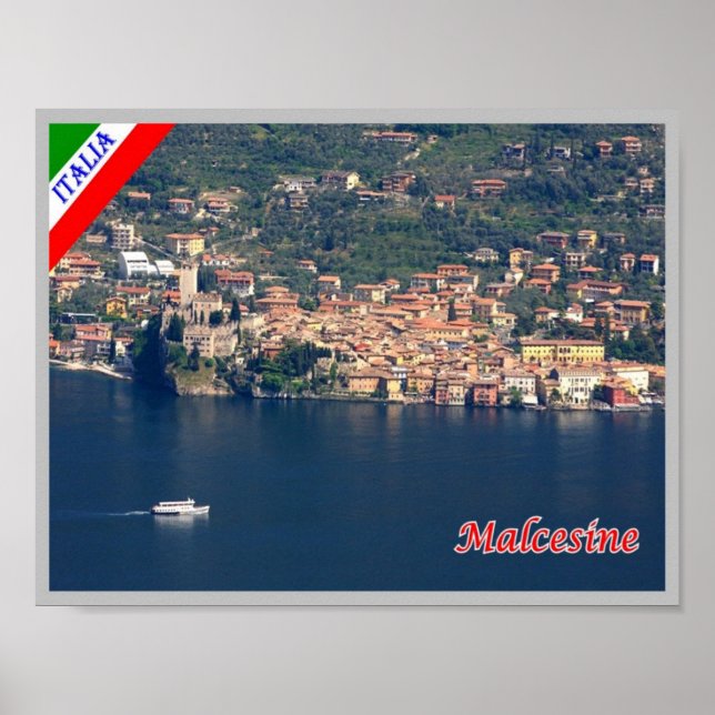 Italy - Lake Garda - Malcesine - Poster (Front)