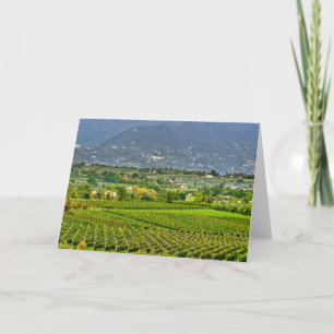 Italy, Lake Garda. The shores of Lake Garda are Holiday Card