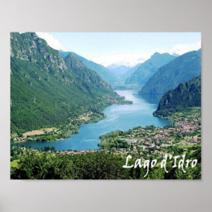 Italy - Lake Idro - Poster