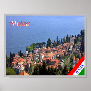 Italy - Lake Maggiore - Meina - Poster