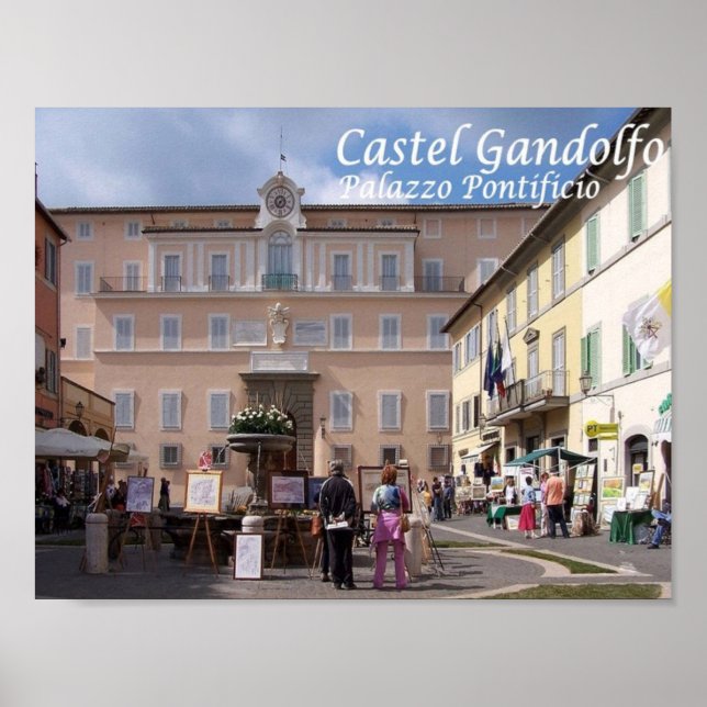 Italy - Lazio - Castel Gandolfo - Papal Papal - Poster (Front)