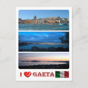Italy - Lazio - Gaeta - I Love - Postcard