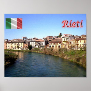 Italy - Lazio - Rieti - Velino River - Poster