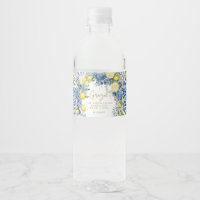 Italy Lemon Blue Tiles Grazie Bridal Shower