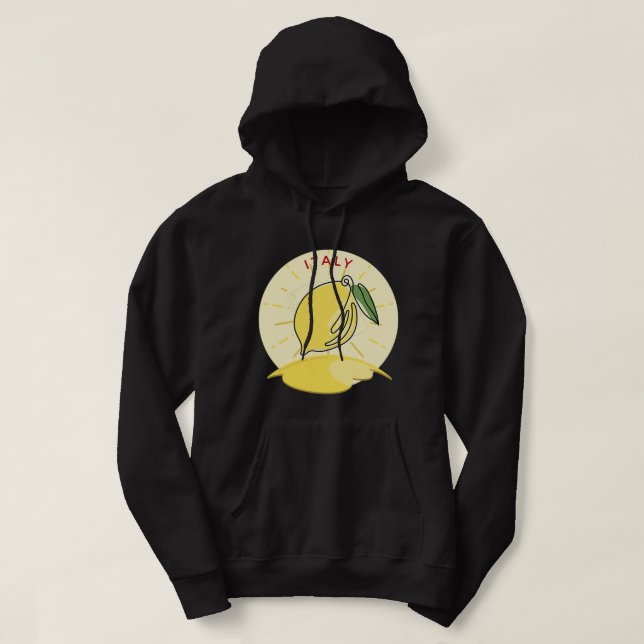 Italy Lemons Lemon Hoodie (Design Front)