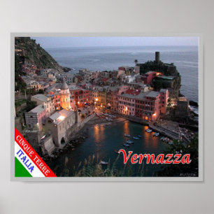Italy - Liguria - Cinque Terre - Vernazza - Poster