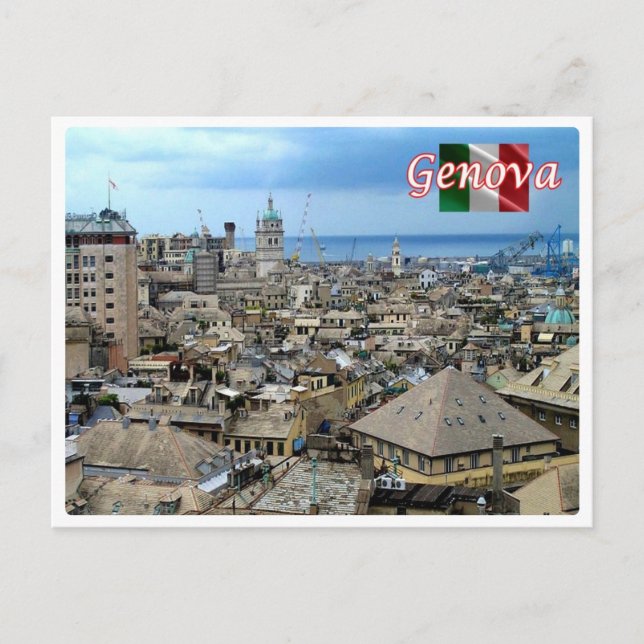 Italy - Liguria - Genoa - Downtown - Postcard (Front)