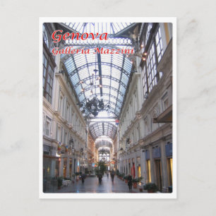 Italy - Liguria - Genoa - Galleria Mazzini - Postcard