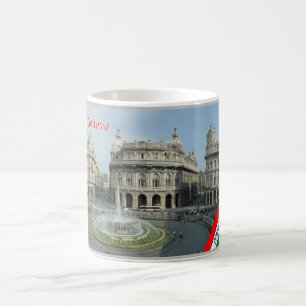 Italy - Liguria - Genoa - Piazza Ferrari - Coffee Mug