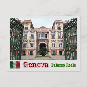 Italy - Liguria - Genoa - Royal Palace - Postcard