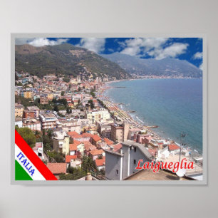 Italy - Liguria - Laigueglia - Poster