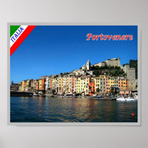 Italy - Liguria - Portovenere - Poster