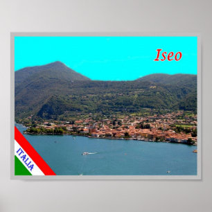 Italy - Lombardy - Iseo - Lake view - Poster
