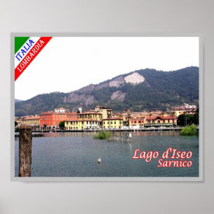 Italy - Lombardy - Lake Iseo - Sarnico - Poster