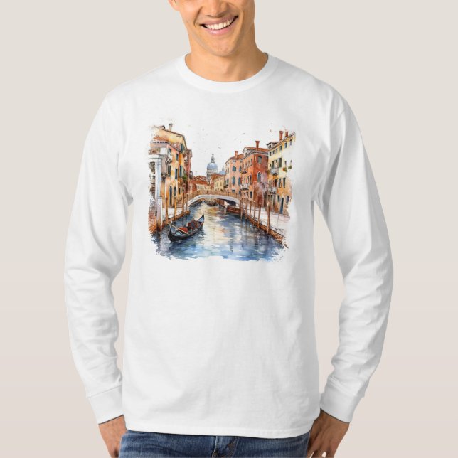 Italy Long Sleeve T-Shirt (Front)