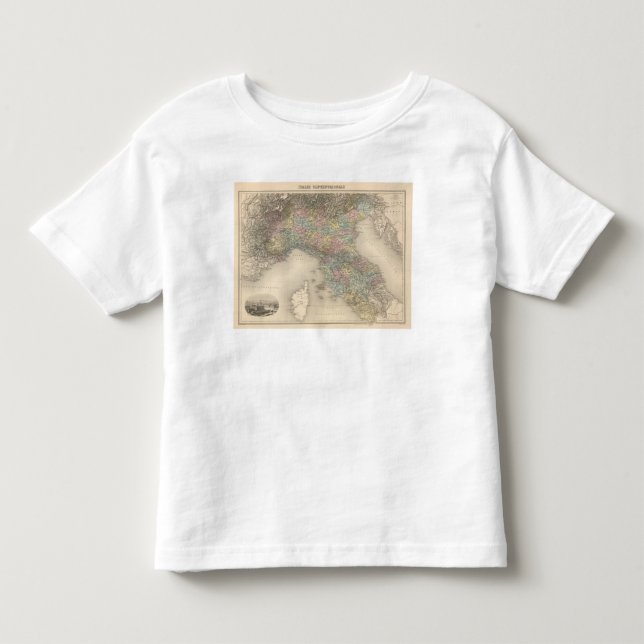 Italy Map 2 Toddler T-Shirt (Front)