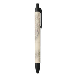 Italy Map Black Ink Pen