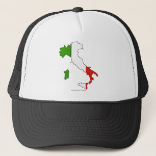 Italy Map Flag Trucker Hat
