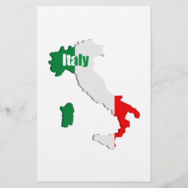 Italy map flyer (Front)