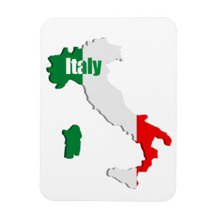 Italy map magnet
