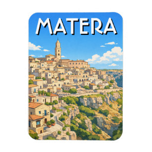 Italy Matera Travel Magnet