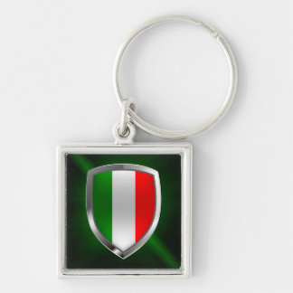 Italy Metallic Emblem Key Ring