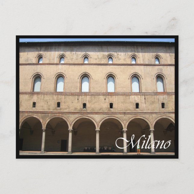 Italy, Milan Postcard (Front)