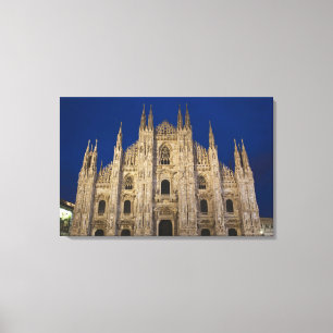 Italy, Milan Province, Milan. Milan Cathedral, Canvas Print