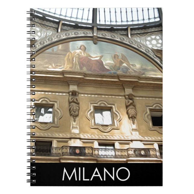 ITALY MILAN SPIRAL NOTEBOOK (Front)