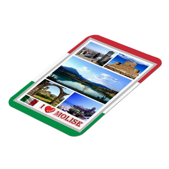 Italy - Molise - I Love - Magnet (Left Side)
