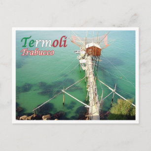 Italy - Molise - Termoli - Il Trabucco - Postcard