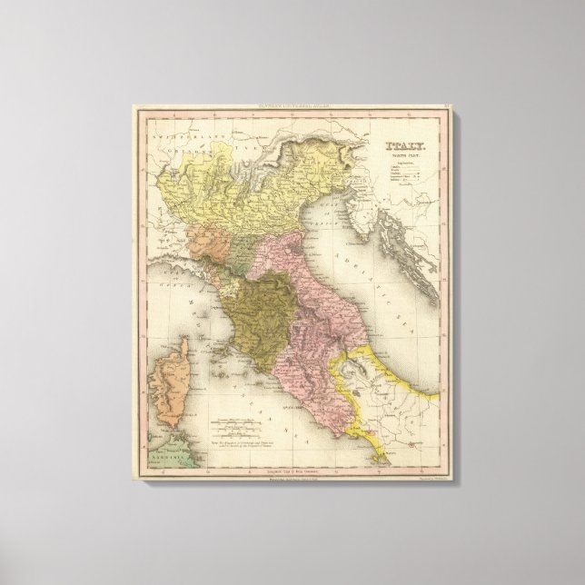 Italy North Part 2 Canvas Print (Front)
