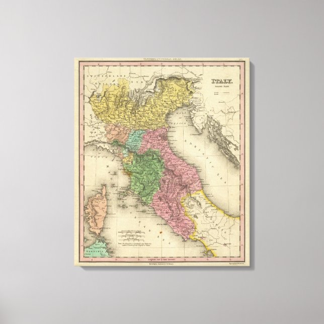 Italy North Part Canvas Print (Front)