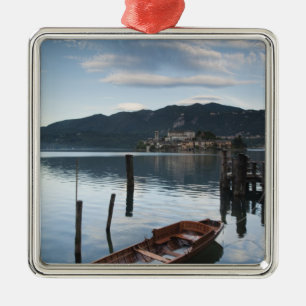 Italy, Novara Province, Orta San Giulio. Isola Metal Tree Decoration