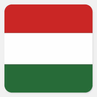 Italy or Mexico banner / flag Square Sticker
