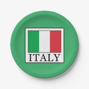Italy Paper Plate