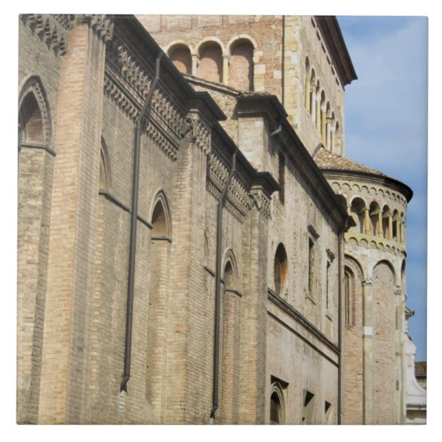 Italy, Parma, Tower of San Giovanni Church Tile (Front)