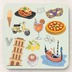 Italy Perfect Vacation Coaster