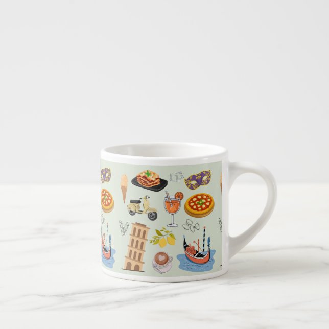   Italy Perfect Vacation Espresso Cup (Right)
