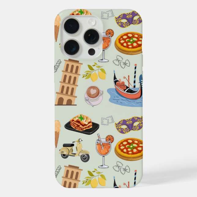  Italy Perfect Vacation iPhone Case (Back)